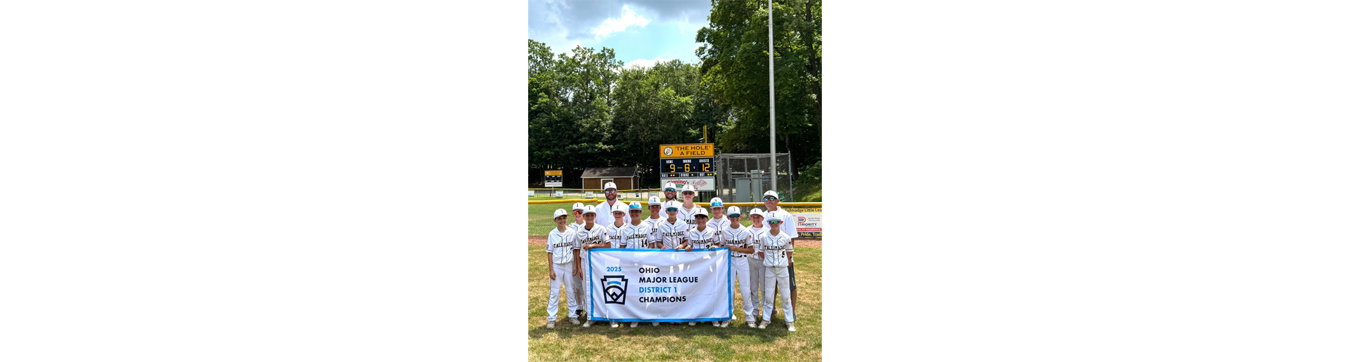 2025 12U Baseball District Champs