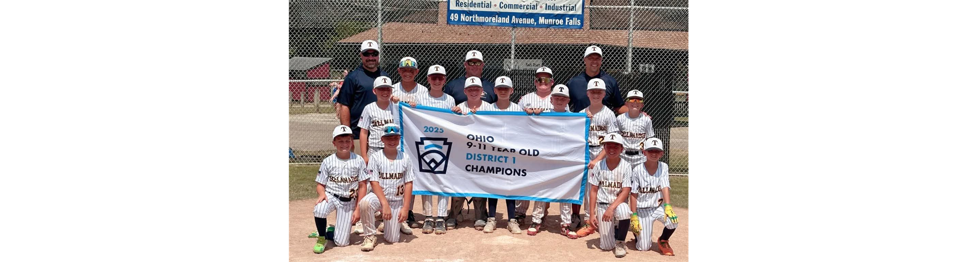 2025 11U Baseball District Champs