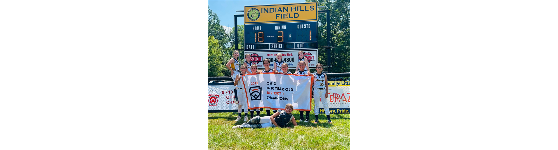 2025 10U Softball District Champs