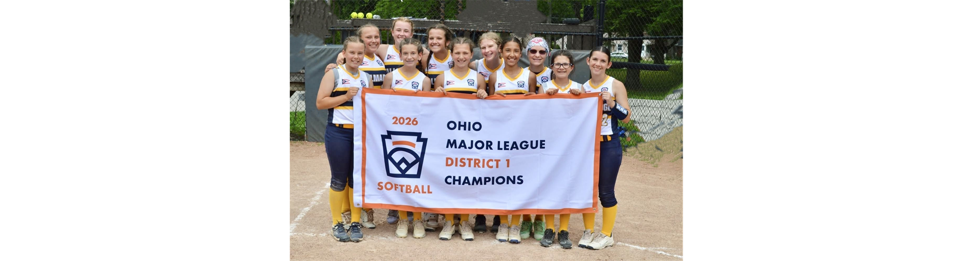 2026 12U Softball District 1 Champs